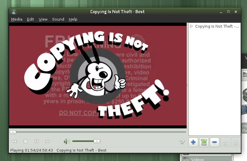 copying is NOT theft!