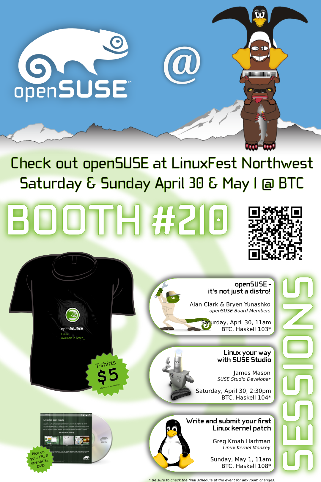 openSUSE @ LFNW Poster (2:3) preview
