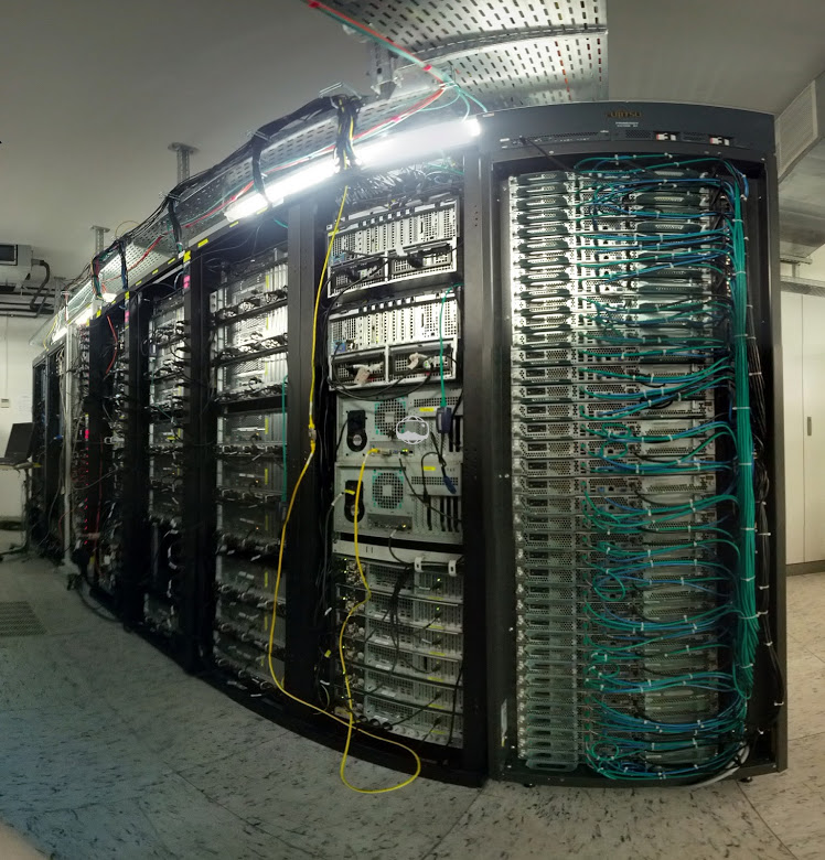 All the racks of the OBS reference server