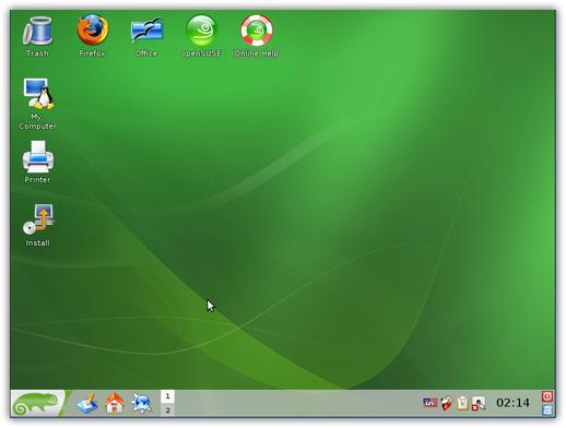 openSUSE 10.3 Live KDE CD