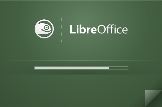 LibreOffice Splash on openSUSE