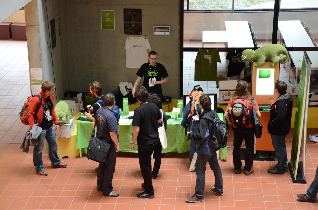 The openSUSE Booth