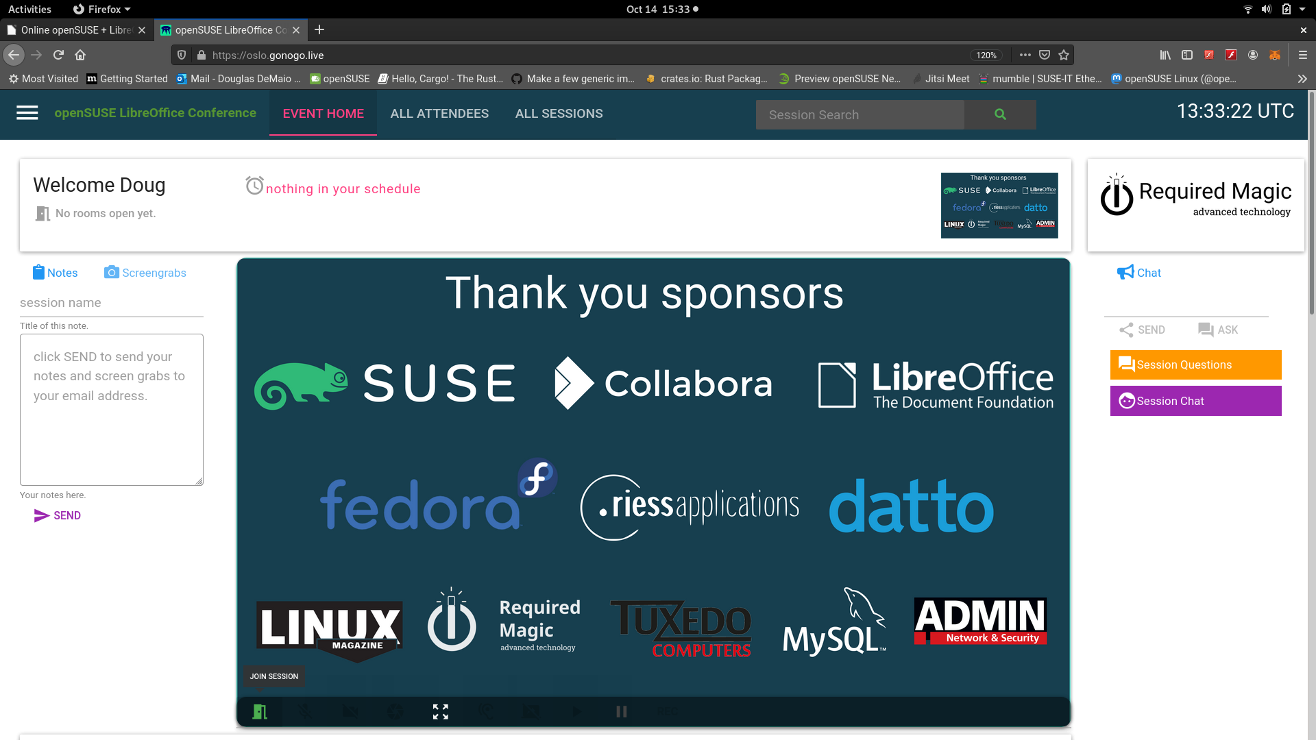 Find out more about the openSUSE + LibreOffice Conference