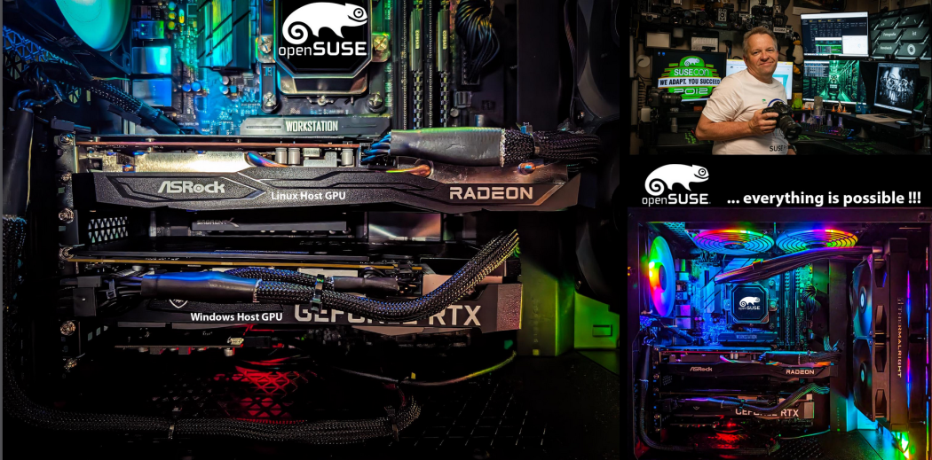 Rival GPUs Share One Linux Desktop